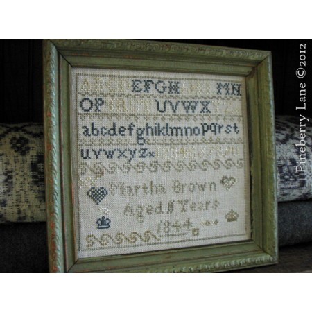 Martha Brown's Marking Sampler